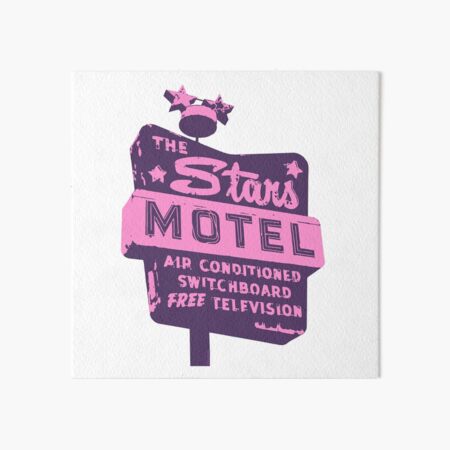 Seeing Stars ... Motel ... (Purple) Art Board Print
