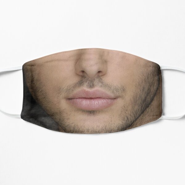 Good Looking Man Face Mask Flat Mask