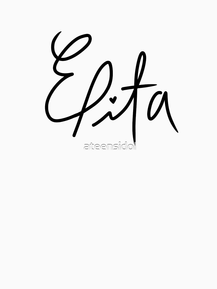 Elita signature Essential T-Shirt for Sale by ateensidol