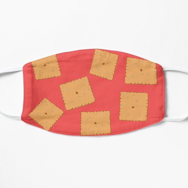 Cheez IT inspired artwork Flat Mask