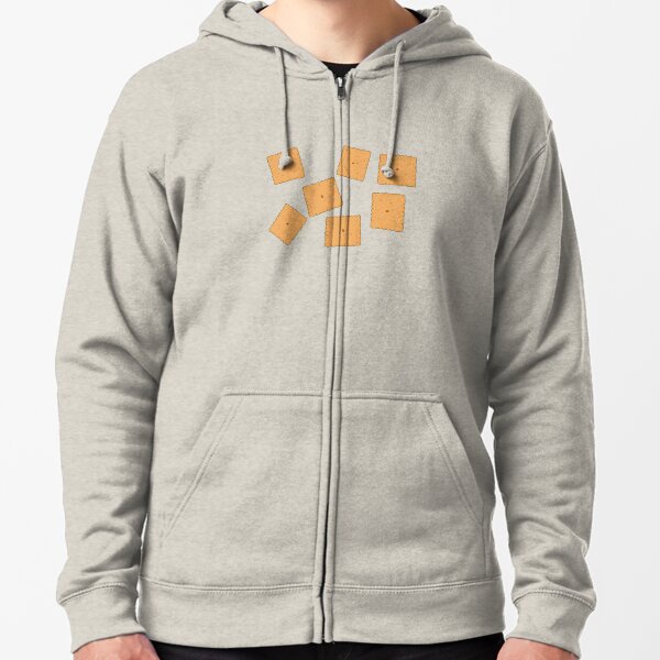 Cheez IT inspired artwork Zipped Hoodie
