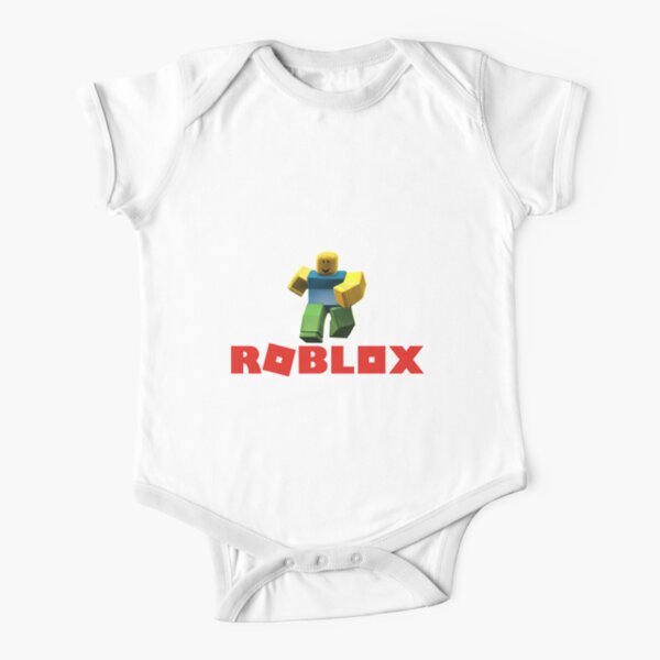 Thinknoodles Short Sleeve Baby One Piece Redbubble - roblox flee the facility baby duck