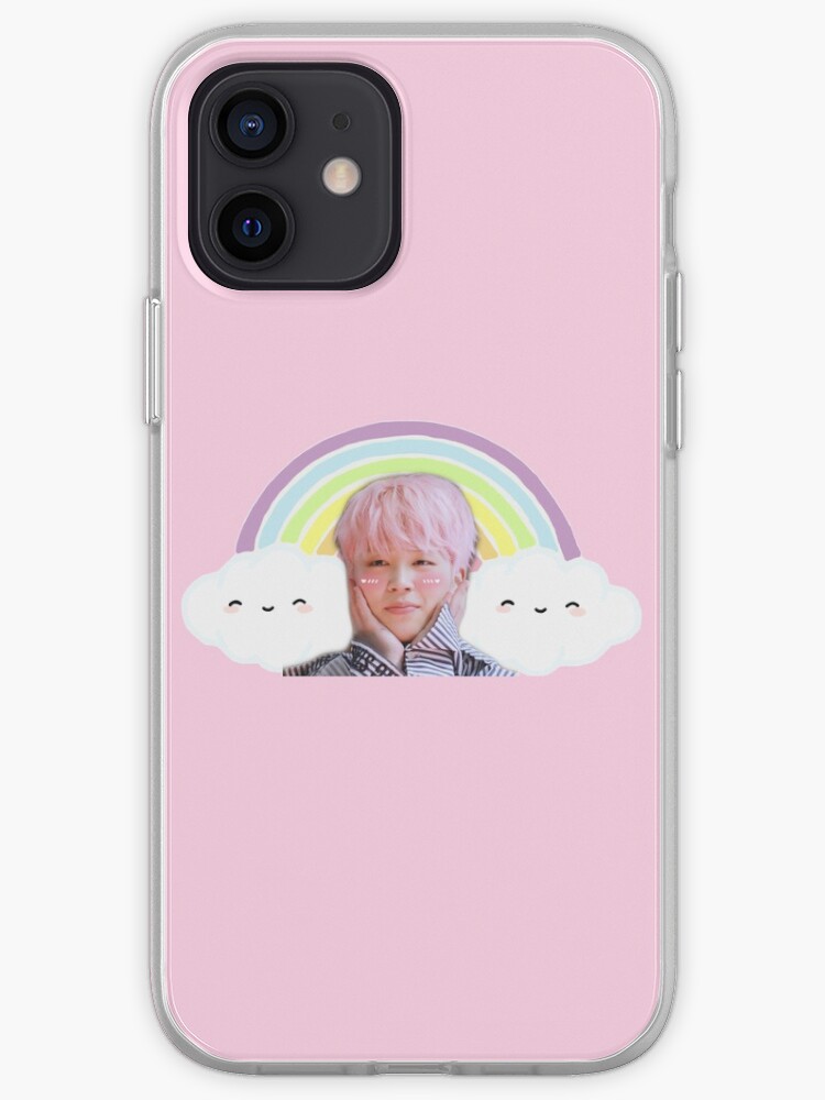 Jimin Cute Babymochi Rainbow Iphone Case Cover By Elinatpwk Redbubble
