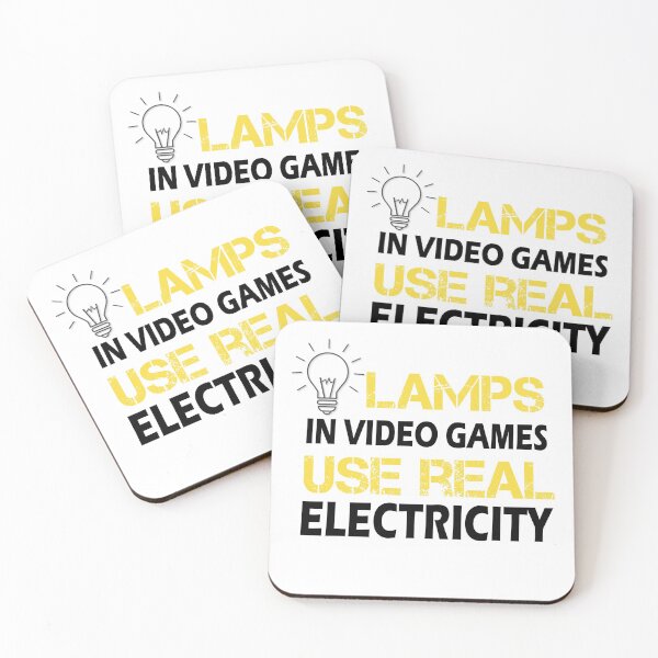 Item preview, Lamps in Video Games Use Real Electricity designed and sold by Yassineea65.