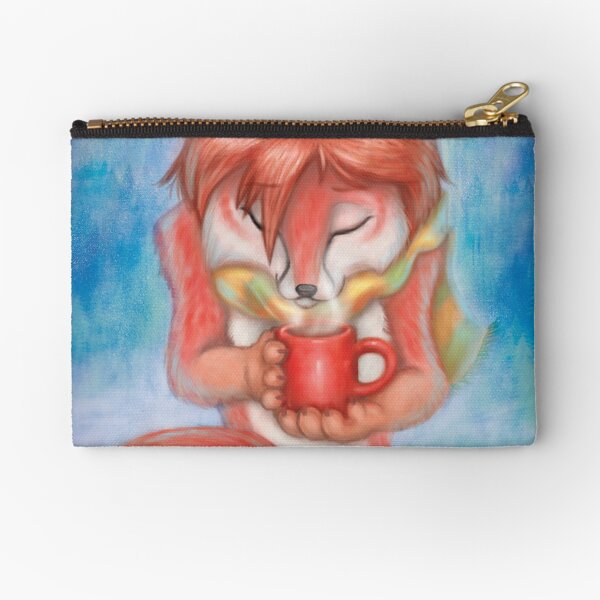 Fox'n tea Zipper Pouch