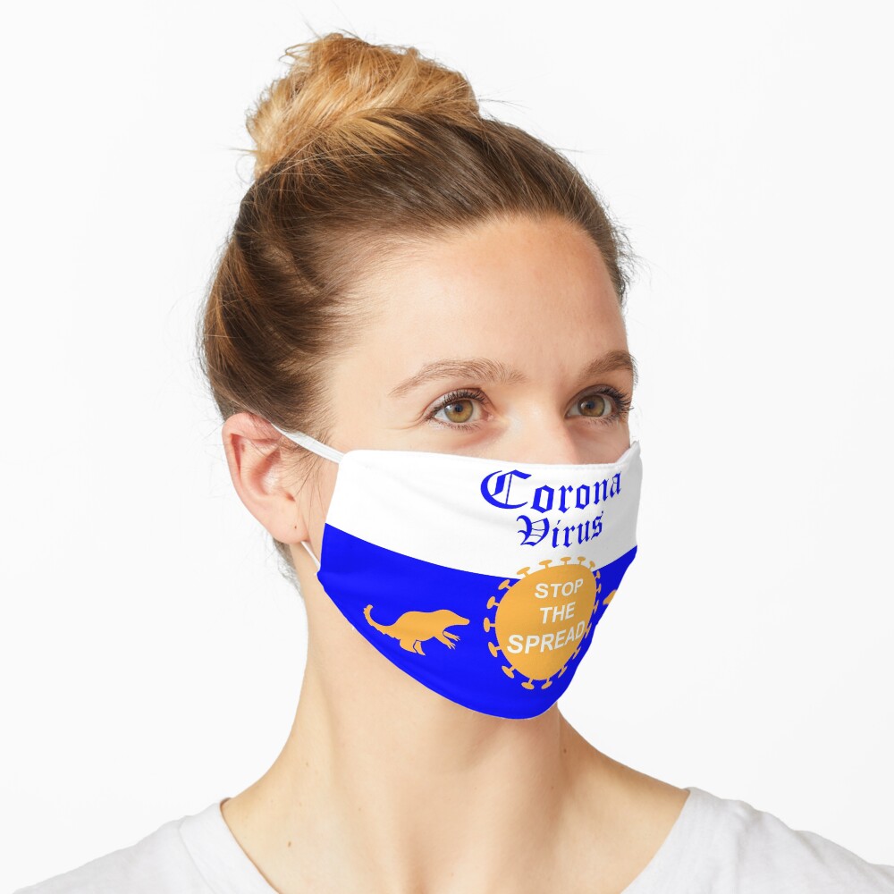 Corona Virus: Stop the Spread Beer Label Mask