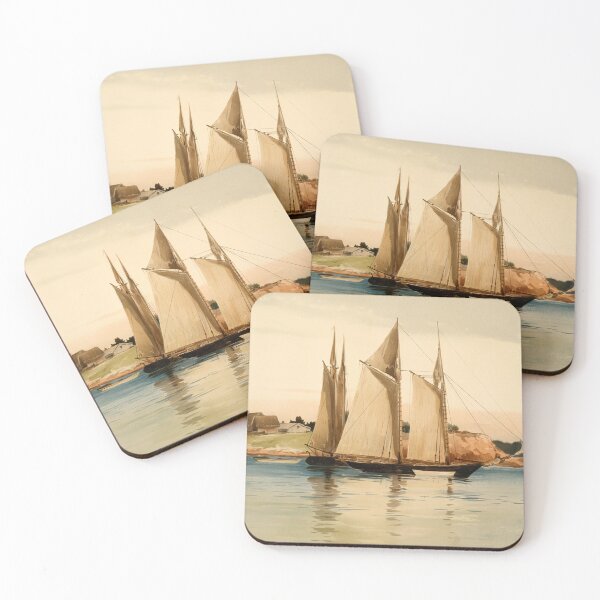 Item preview, SAILBOATS  IN CALM WATERS SEASCAPE designed and sold by BulganLumini.