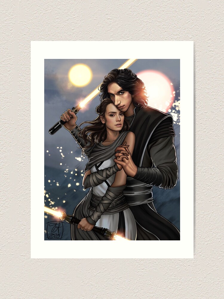 Reylo Art Print good