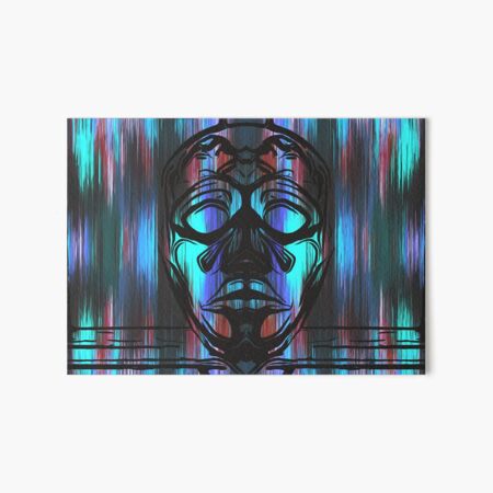 Download Portrait Vibrant Vivid Art Board Prints Redbubble PSD Mockup Templates