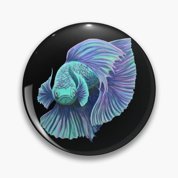 Item preview, Purple Betta Fish designed and sold by Zurickdesigns.