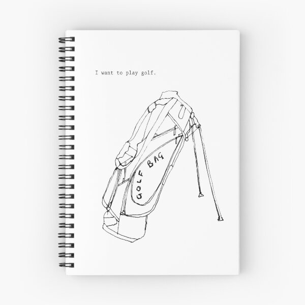 Item preview, I want to play golf. designed and sold by ArtbyAnnieGrant.