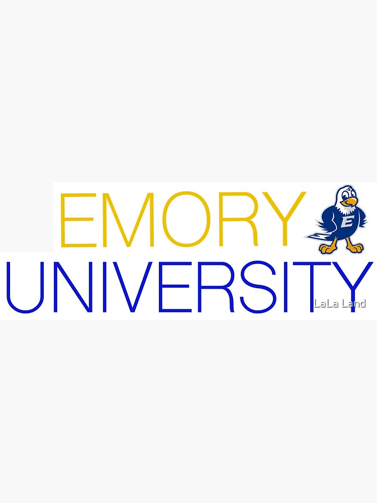 "Emory university " Sticker by jsmnlxs Redbubble