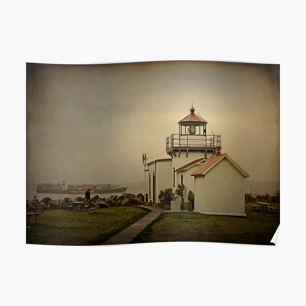Point No Point Lighthouse Poster