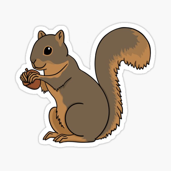 Item preview, Fox Squirrel Eating Acorn designed and sold by meshellg12.
