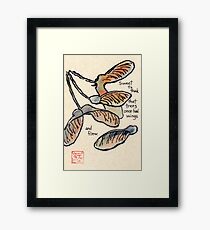 Trees In Flight Framed Print