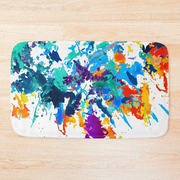 Item preview, Funky, Multi-color Rainbow Splatter Paint designed and sold by yougalore.