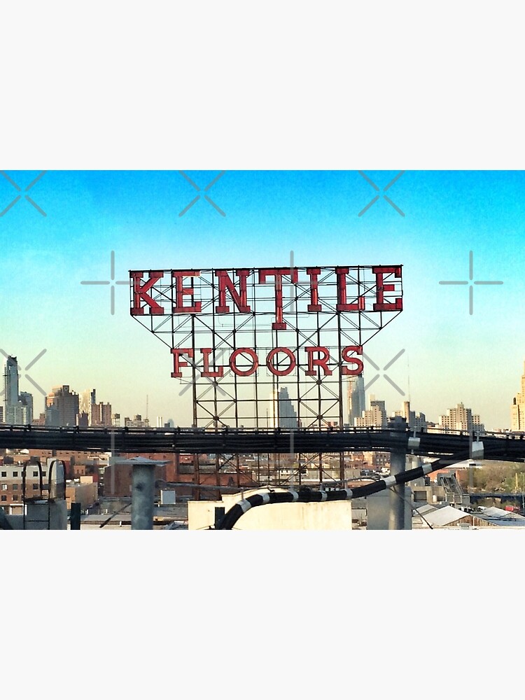 Kentile Floors - Downtown Brooklyn Skyline Photography by OneDayOneImage - Brooklyn Lovers by OneDayArt
