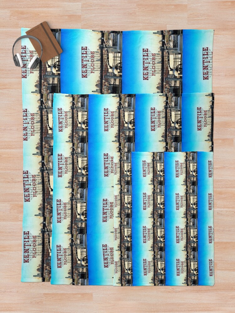 Thumbnail 5 of 6, Throw Blanket, Kentile Floors - Downtown Brooklyn Skyline Photography by OneDayOneImage - Brooklyn Lovers designed and sold by OneDayArt.