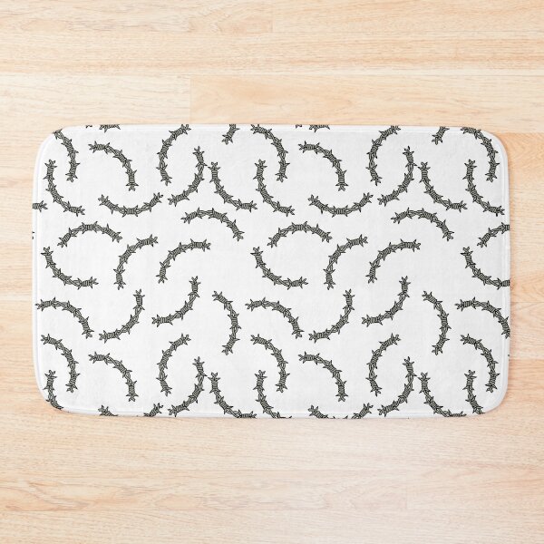 Item preview, barbed wire seamless doodle pattern designed and sold by zizimentos.