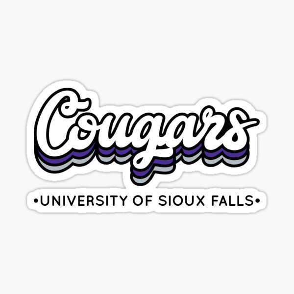 Cougars - University of Sioux Falls Sticker