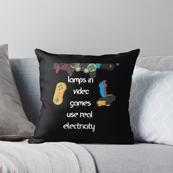 Item preview, Lamps In Video Games Use Real Electricity T-shirt ajusté designed and sold by aminenouioui.