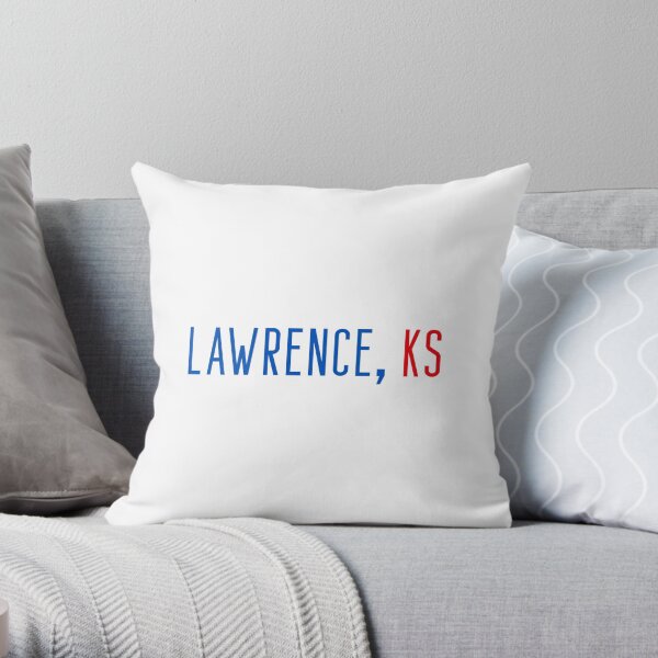 Lawrence Kansas Throw Pillow