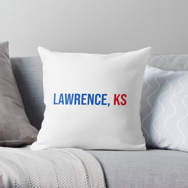 Lawrence Kansas Throw Pillow