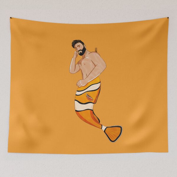 Item preview, MERMAN ORANGE - GAY BEAR designed and sold by gbshop.