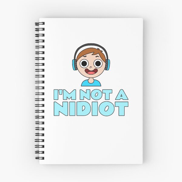 Item preview, I'm not a nidiot.  designed and sold by PrintPit.