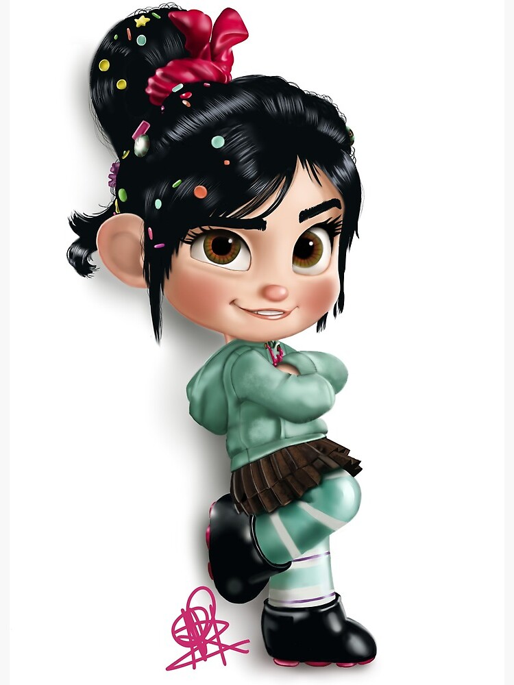 A4 Vanellope Fanart Print Art & Collectibles Prints etna.com.pe