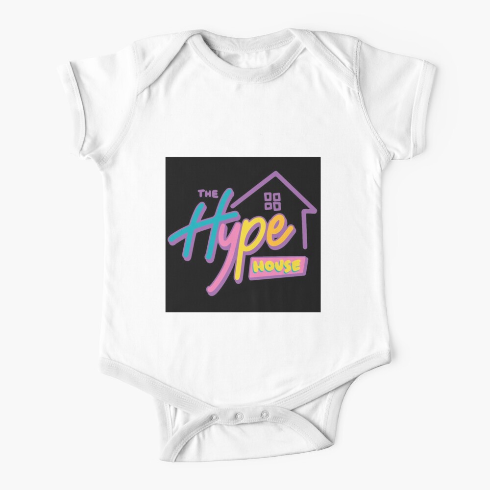 The Hype House Logo Social Media House Tik Tok Instagram Youtube Baby One Piece By Digitalexcl Redbubble