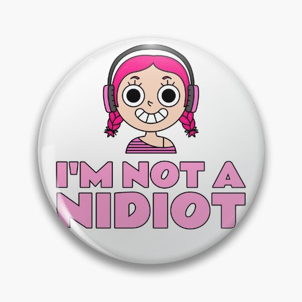 Item preview, I'm not a nidiot. Pink. designed and sold by PrintPit.