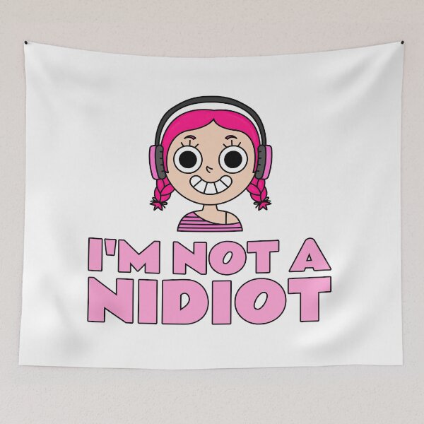 Item preview, I'm not a nidiot. Pink. designed and sold by PrintPit.