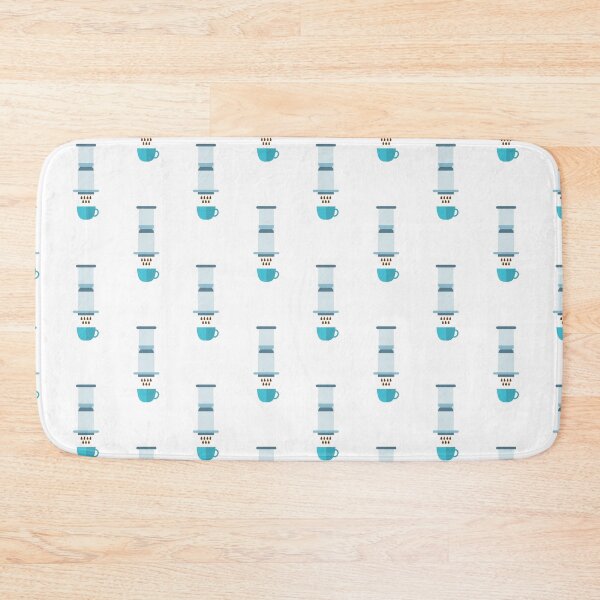 Item preview, aeropress coffee maker seamless pattern designed and sold by zizimentos.