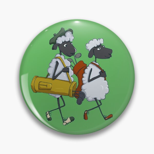 Item preview, Sheep playing golf designed and sold by zias.