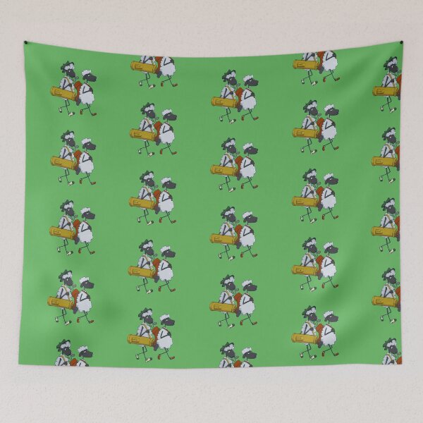 Item preview, Sheep playing golf designed and sold by zias.