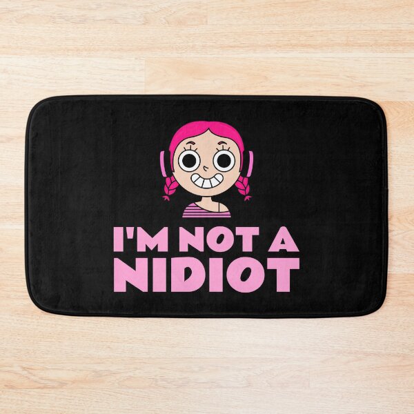 Item preview, I'm not a nidiot. Pink and black. designed and sold by PrintPit.