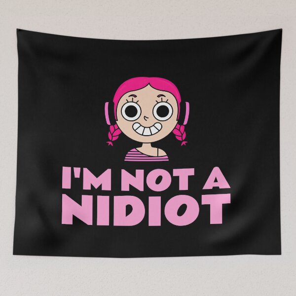 Item preview, I'm not a nidiot. Pink and black. designed and sold by PrintPit.