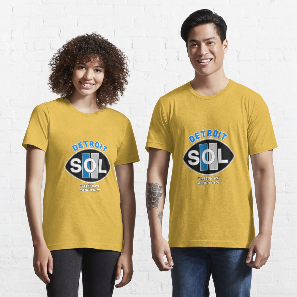 DETROIT-S.O.L. (SAME OLD LIONS) Essential T-Shirt for Sale by DRAWGENIUS