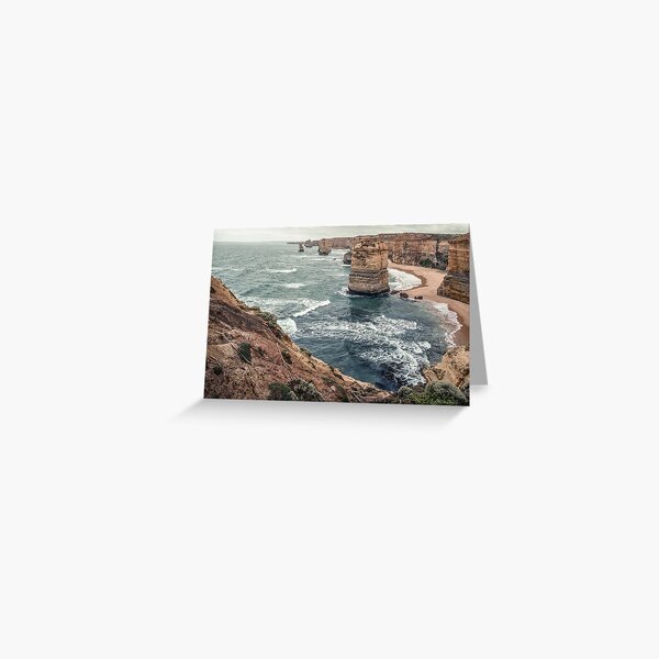 12 Apostles West coast Victoria 19900210 0010 Greeting Card