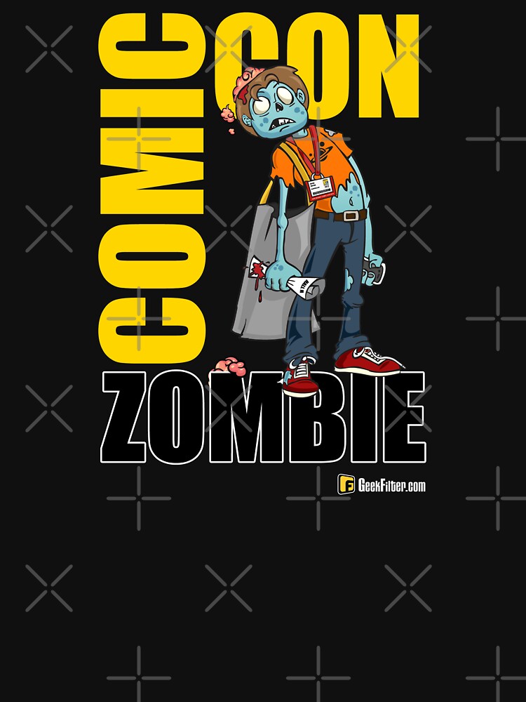 Thumbnail 7 of 7, Essential T-Shirt, Comic-Con Zombie designed and sold by GeekFilter.