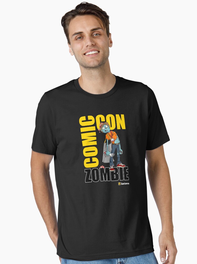 Thumbnail 1 of 7, Essential T-Shirt, Comic-Con Zombie designed and sold by GeekFilter.