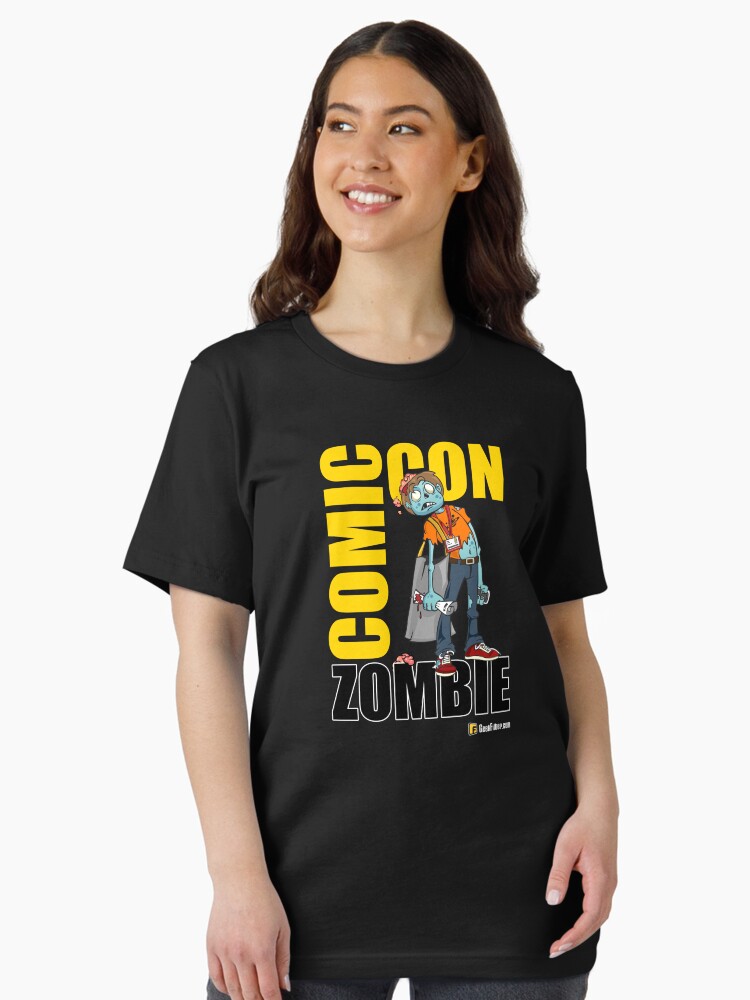 Thumbnail 2 of 7, Essential T-Shirt, Comic-Con Zombie designed and sold by GeekFilter.