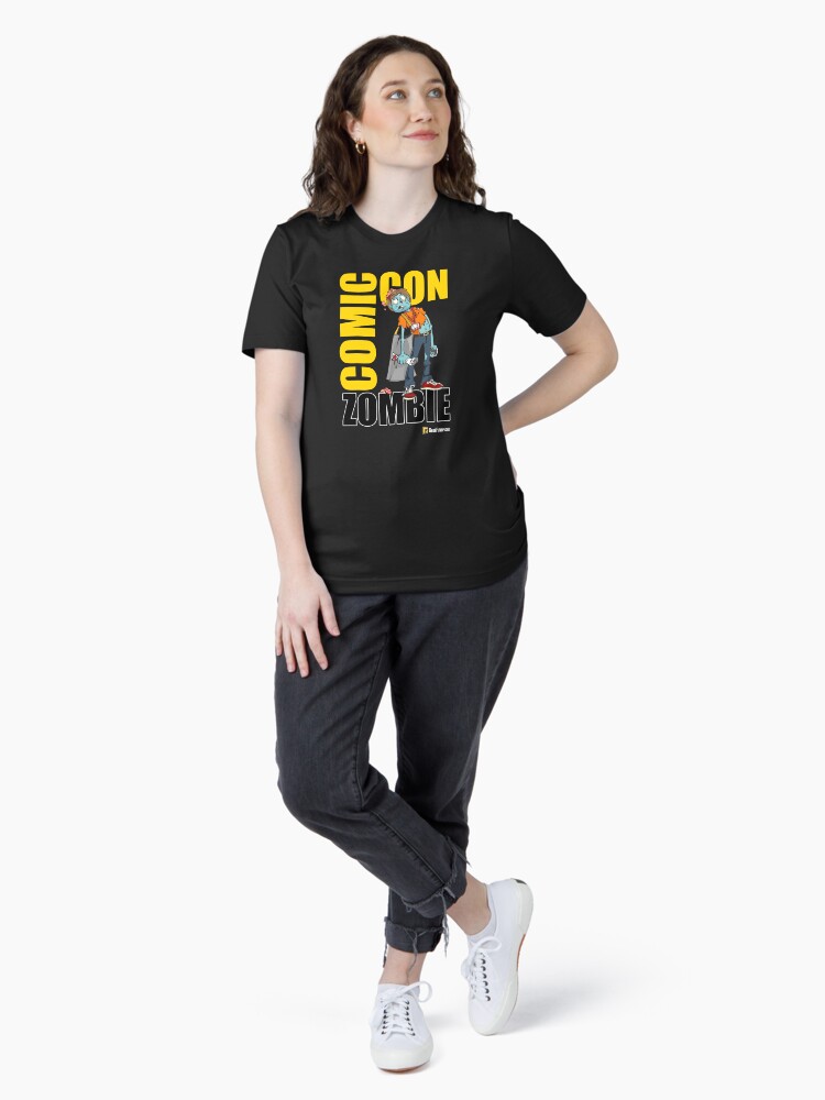 Thumbnail 4 of 7, Essential T-Shirt, Comic-Con Zombie designed and sold by GeekFilter.