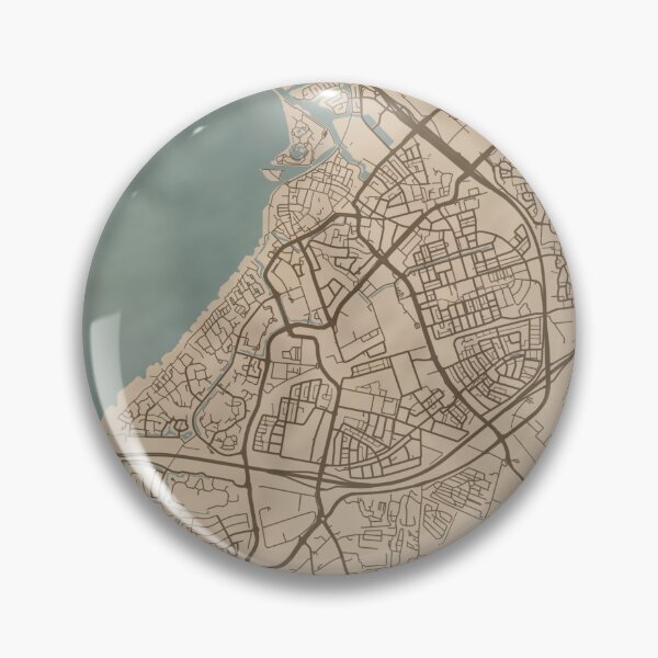 Item preview, Harderwijk Sepia Map designed and sold by CPTVDesign.