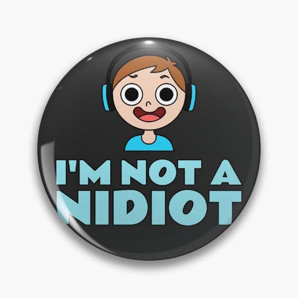Item preview, I'm not a nidiot. Black. designed and sold by PrintPit.
