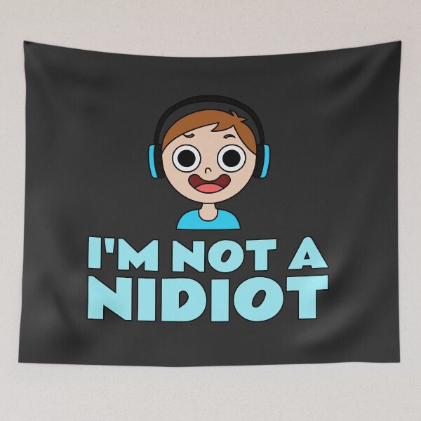 Item preview, I'm not a nidiot. Black. designed and sold by PrintPit.