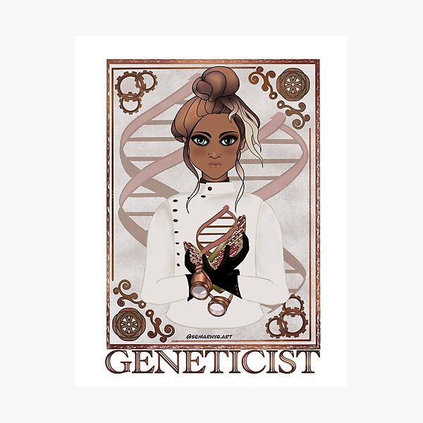 Geneticist (STEAMpunk Art) Photographic Print