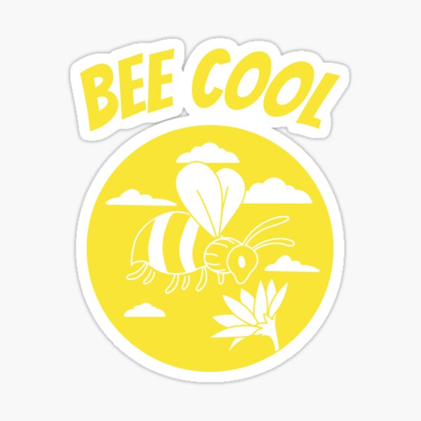 Cool Bumble Bee Sticker