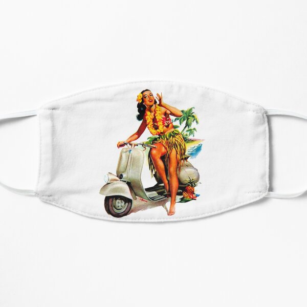 Scooter Girl Aloha Mask
